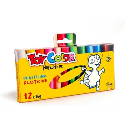Toy Color Пластилин Toy Color 12 цвята