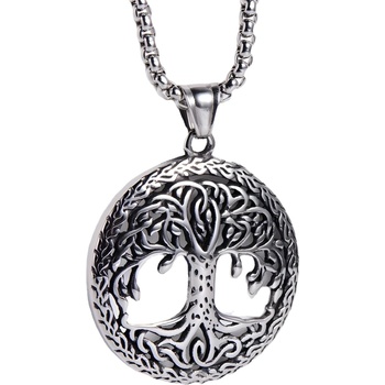 HARAHU Колие tr-20533 - Сребърна kp20533 (tr-20533)