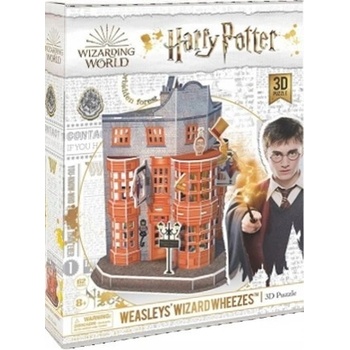 CubicFun 3D puzzle Harry Potter Kratochvilné kouzelnické kejkle 62 ks