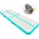 vidaXL Надуваем дюшек за гимнастика с помпа, 300x100x20 см, PVC, зелен (92678)