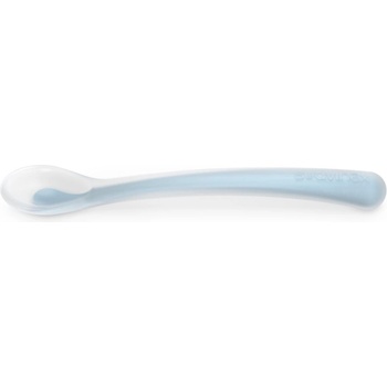 Suavinex Colour Essence Silicone Spoon лъжичка 4 m+ Immensity Blue