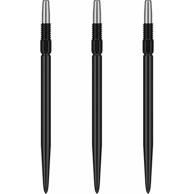 TARGET steel Swiss Point čierne, kovové 30mm 2019 Dľžka hrotu: 26 mm