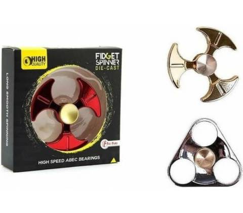 Fidget Spinner kov, Triangl červený