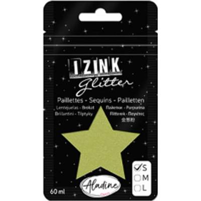 Izink Glitter třpytky 60 ml světle zelená