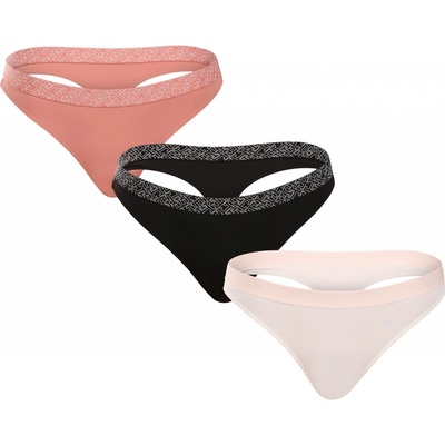 Tommy Hilfiger 3PACK dámske tangá viacfarebná (UW0UW05185 0VT)