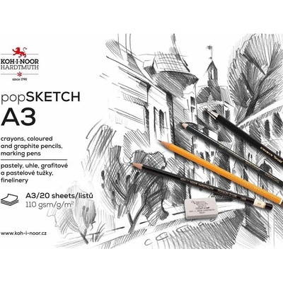 Koh i noor 9920 SKETCH A3 110 g/m2 20 listů