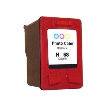 Compatible Съвместими касети с HP 58 C6658A foto цвят (C6658A)