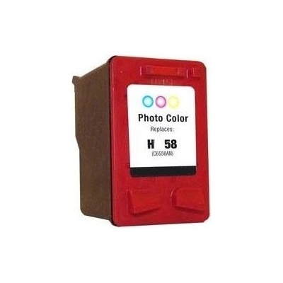 Compatible Съвместими касети с HP 58 C6658A foto цвят (C6658A)
