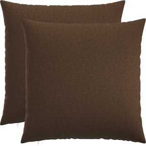 vidaXL Декоративна възглавница 2 бр. HEERLEN Кафяво 80 x 80 cm Текстил (928503)