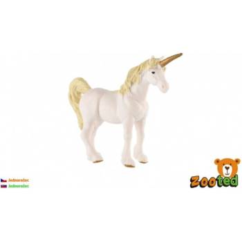 Teddies Jednorožec bílo-zlatý zooted 16 cm