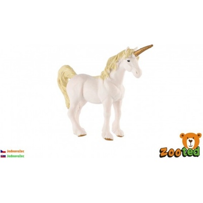 Teddies Jednorožec bílo-zlatý zooted 16 cm