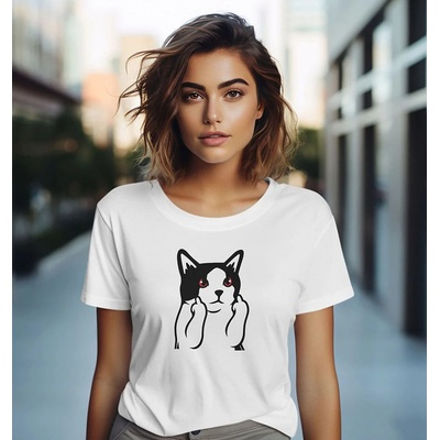 Bullshirt.sk Dámske tričko I do What I Want Biela