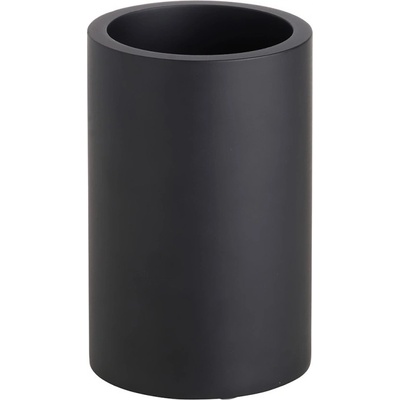 Bemeta Gamma Nádoba pro WC štětku na postavení kulatá černá