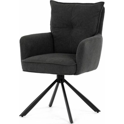 Autronic Blues HC-X1128GREY2 manšestrová látka sivá