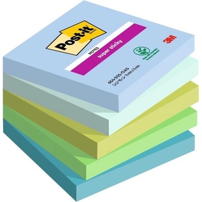 POST-IT Bloček Post-it Super Sticky OASIS, veľkosť 76x76 mm, 5 bločkov po 90 l