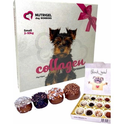 LK Baits Pet Kolagénová bonboniéra Nutrigel Collagen Bonbons Small pre menšie psy 75 g