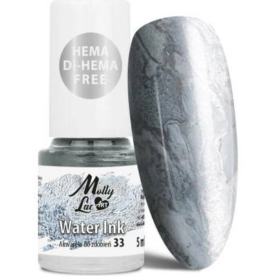 MollyLac ART Water Ink Akvarelová farba na zdobenie METALIC č.33, 5ml