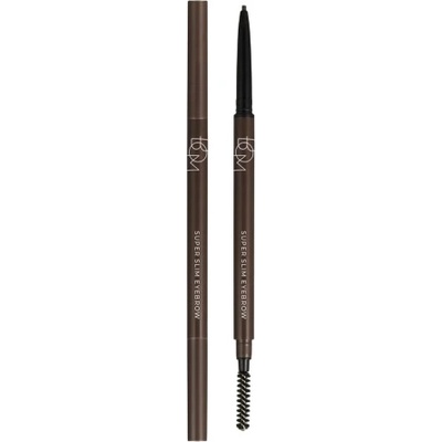 BOM Молив за вежди Super Slim, N2 Rich Brown, 0.1 g