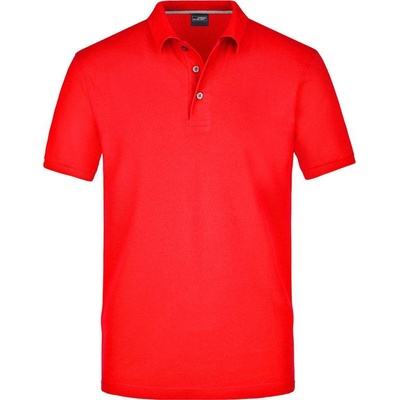 James & Nicholson JN 708 pánske pima piqué polo červené