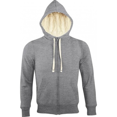 Sol's pánska mikina SHERPA Grey melange so00584360