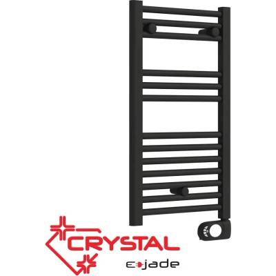 Crystal Електрическа лира за баня crystal e-jade black matt, 300w (390861)