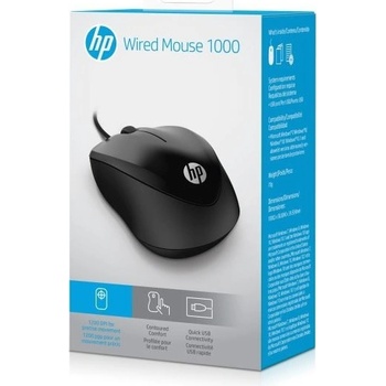 HP Wired Mouse 1000 4QM14AA