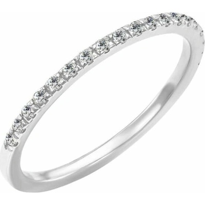 Eppi Platinový eternity prsteň s diamantmi Ogyn R37641