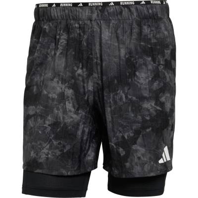 adidas Мъжки шорти за бягане adidas Adi365 Spray Dye 2in1 Shorts Running shorts - Grey Four - размер XL (012-4515-0116)