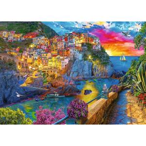 Trefl - Puzzle Evening walk through Cinque Terre - 1 000 piese