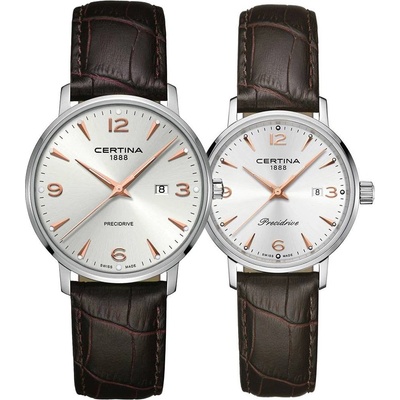 Certina Комплект часовници за двойки Certina DS Caimano C035.410. 16.037. 01-C035.210. 16.037. 01 (C035.410.16.037.01-C035.210.16.037.01)