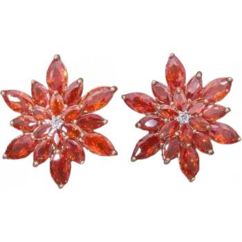 HARAHU Обици fa-28219 - Червена kp28219 (fa-28219)