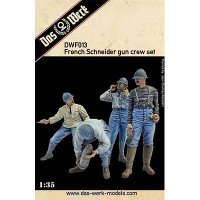 Das Werk French Schneider gun crew set 1:72