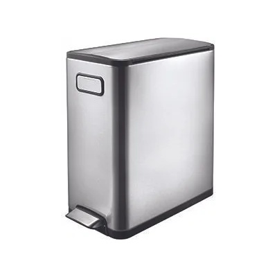 EKO-Europe Кош за отпадъци EKO ECOFLY с педал (20 л) - хром мат (EKO 937720 - Matt s/s)