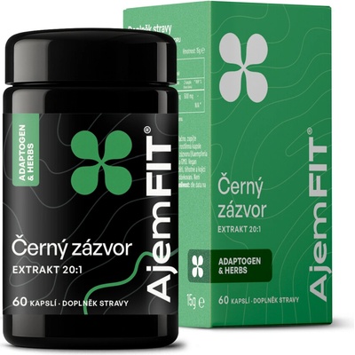 AjemFIT Černý zázvor 60 kapslí
