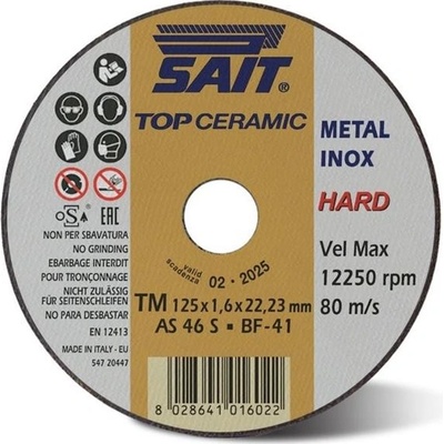 Sait Kotouč řezný 125 x 1,6 mm 016022