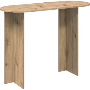 vidaXL Конзолна маса Дъб артизан 100 x 39, 5 x 75 см (8001157)