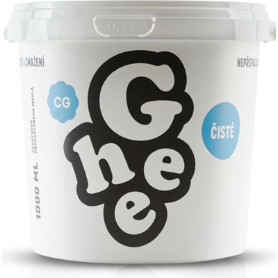České Ghíčko Ghí Ghee přepuštěné máslo - čisté 1 l