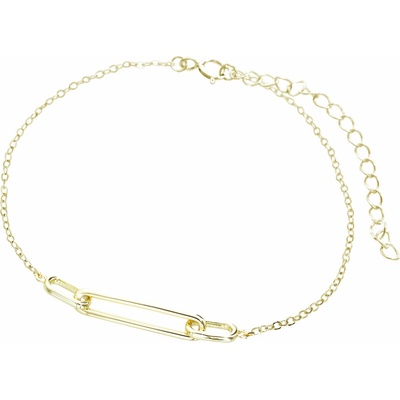 JSB Bijoux Propojené ovály pozlacený 92500521g (Ag925/1000, 2,46 g)