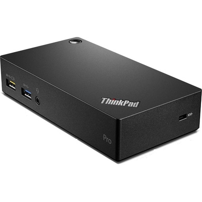 Lenovo ThinkPad USB 3.0 Pro Dock Жичен USB 3.2 Gen 1 (3.1 Gen 1) Type-A Черен (40A70045DE)