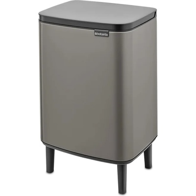 Brabantia Кош за смет Brabantia Bo Small Hi 12L, Platinum (1006648)