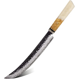 HARAHU Дамаски кухненски нож AI-37357 - Slicer / Бял KP37357