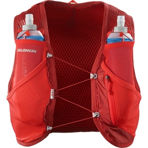 Salomon Раница за трейл бягане Salomon Active Skin 8 Set Running vest - Red Dahlia / High Risk Red (502-4895-1614)