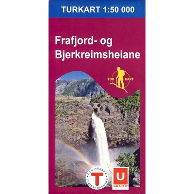 mapa Frafjord-og Bjerkreimsheiane 1:50 t.