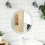 vidaXL LED огледало за баня 70 см кръгло (353280)