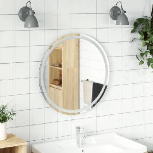 vidaXL LED огледало за баня 70 см кръгло (353280)