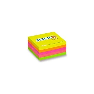 Hopax Stick'n Neon Cube Notes - samolepicí bloček - 51×51 mm, žlutý – Zboží Dáma