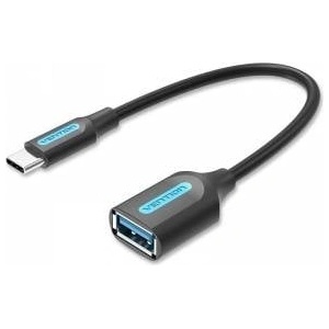 Vention USB-C 3.1 Male to USB Female OTG Cable Vention CCVBB 0.15m, 2A, Black
