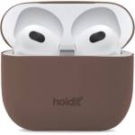 Holdit Kaлъф Holdit - Silicone, AirPods 3, Dark Brown (7330985154140)
