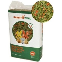 RabbitWeed Seno luční s mrkví 1 kg