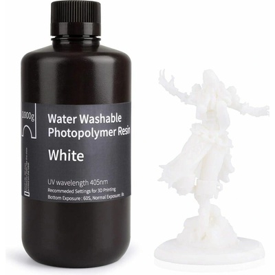 Elegoo Water Washable Resin 1kg bílá RWW1W – Zboží Mobilmania